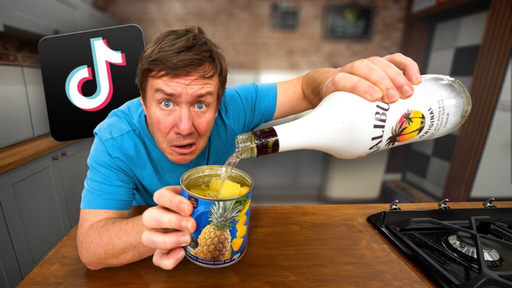 Testing 4 Viral TikTok Recipes – Malibu Pineapple Tin & More