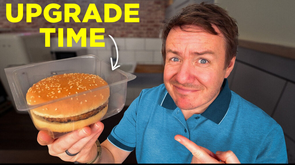 upgrading a microwave burger