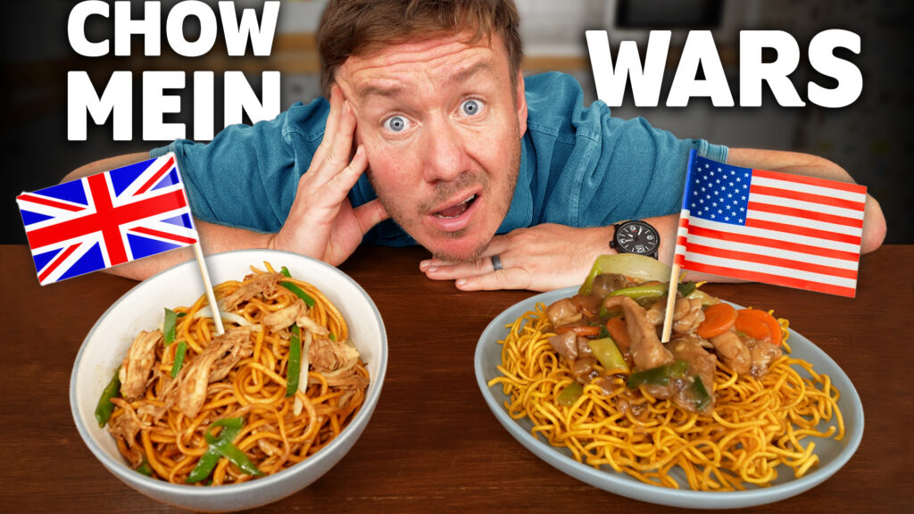 UK vs US chicken chow mein